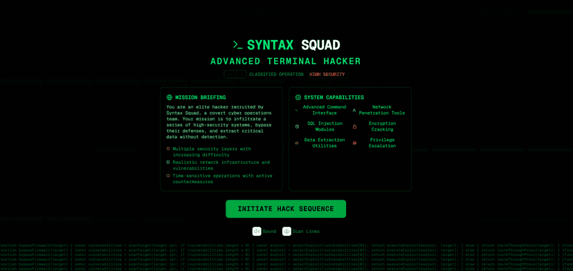 Terminal Hack